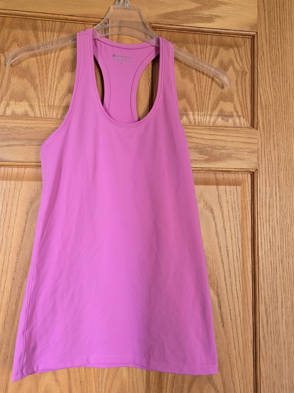 Athleta Vibrant Pink Racerback Shanti Tank